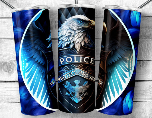 Police Eagle Tumbler