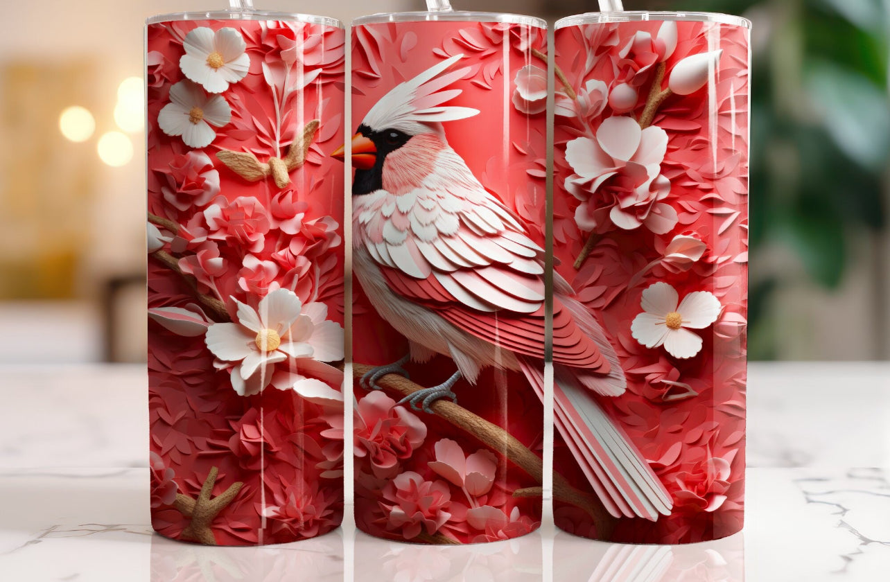 3d Cardinal Tumbler