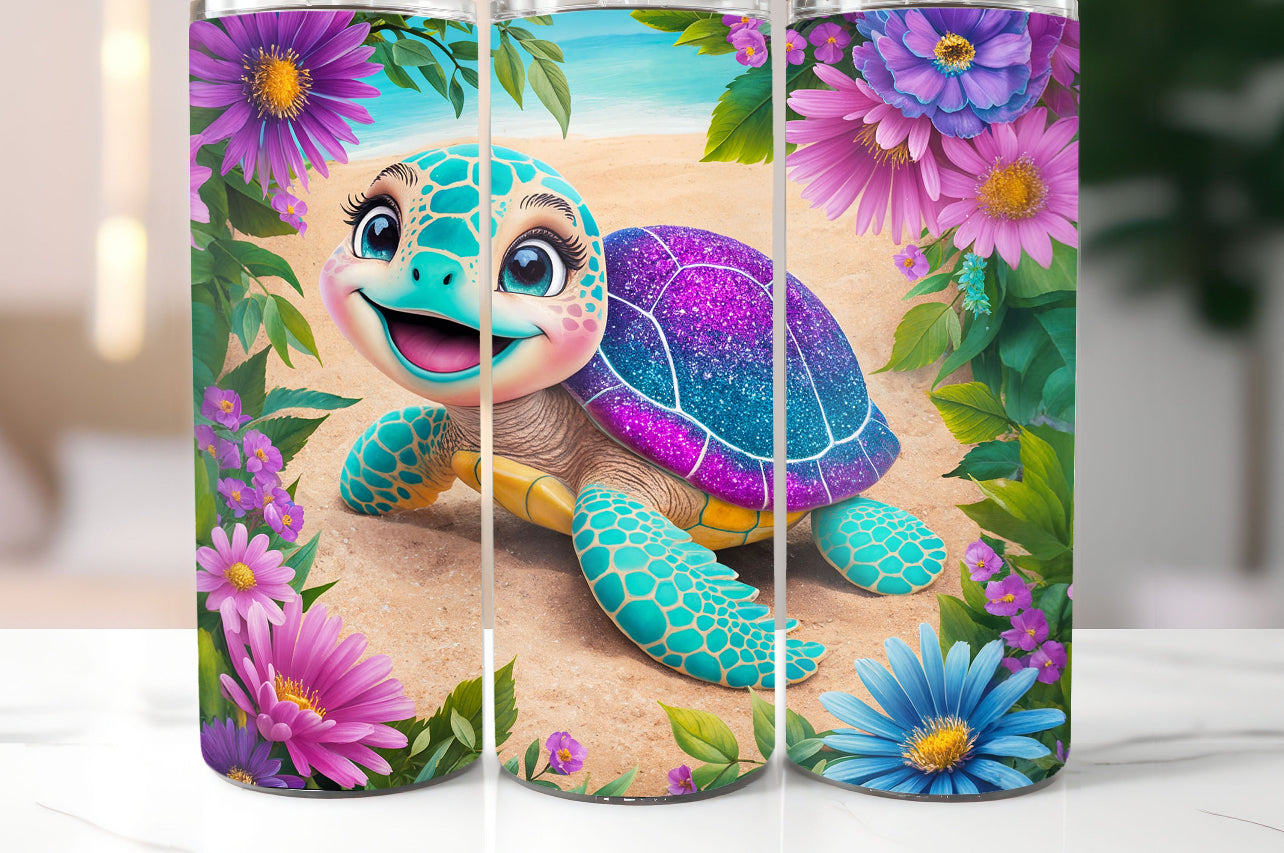 Cute Baby Sea Turtle Tumbler