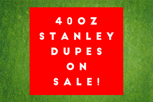 40oz Stanley Dupe Tumbler