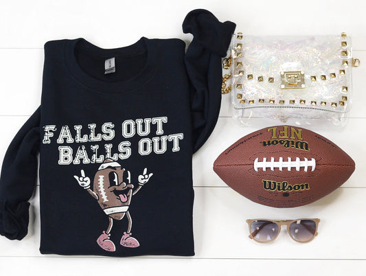 Falls Out Balls Out Crewneck Sweatshirt