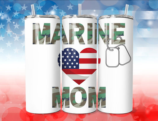 Marine Mom Tumbler