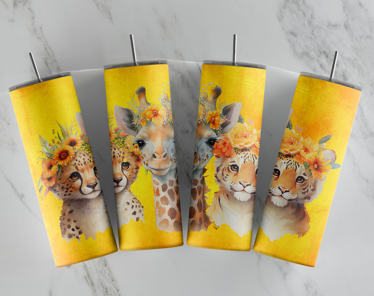 Safari Animals Tumbler