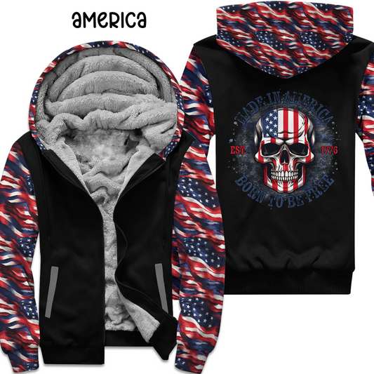 AMERICA- FLEECE/COTTON JACKET RUN 8