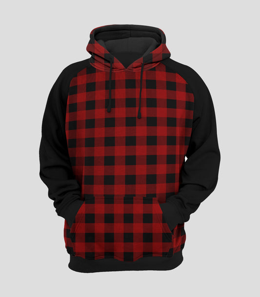 RTS - Red Buffalo Plaid Hoodie