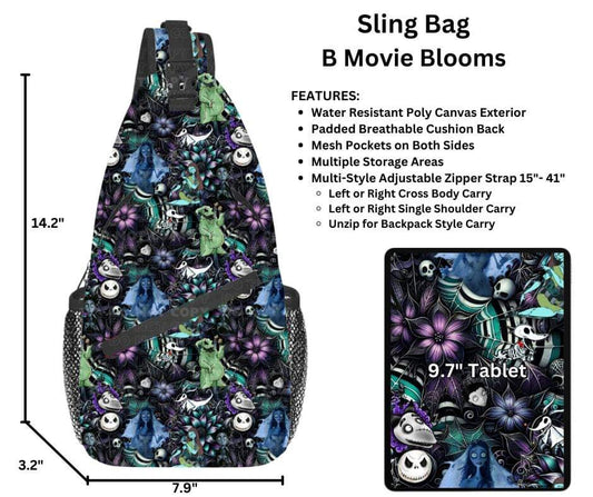 B Movie Blooms Sling Bag